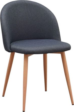Regalos Miguel Sillas Comedor - Silla Vint Tela - Azul Oscuro