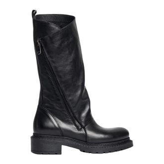 M&eacute;tisse Ma45 Biker Laarzen - Dames - Schoenen - Zwart - Maat: 40 EU Leer