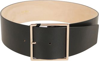 Max Mara Cintura Ginnico - Dames - Riemen - Zwart - S - Leer - Accessoires