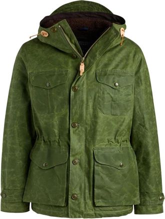 Manifattura Ceccarelli Teddy Lined Weekender Jas - Heren - Winterjassen - Groen - 2XS - Katoen - Jassen