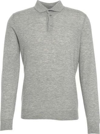 Gender Classic Knitwear Polo Grigio Aw25