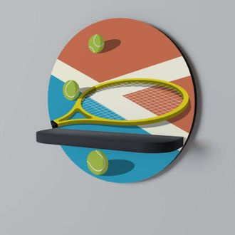 OEM Esenciales De Tenis Estante Redondo Negro