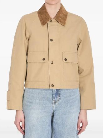 Burberry Cotton Cropped Jacket - Womens - Cotton