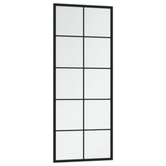 Berkfield Home Wall Mirrors 2 pcs Black 100x40 cm Metal