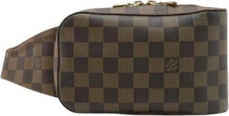 Louis Vuitton Pre-owned Damier Waist Bag - Dames - Vintage Heuptassen - Bruin - ONE Size - Vintage