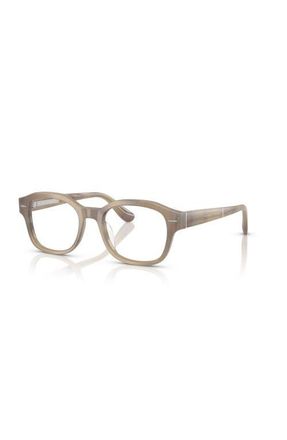 Brunello Cucinelli 50mm Rectangle optical glasses in Brown at Nordstrom