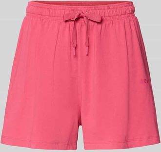 HUGO BOSS Pyjama Shorts aus Baumwoll-Mix mit Tunnelzug in Pink, Gr&ouml;&szlig;e XL