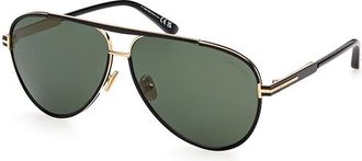 Tom Ford Rupert Green Pilot Mens Sunglasses FT1340 01N 63