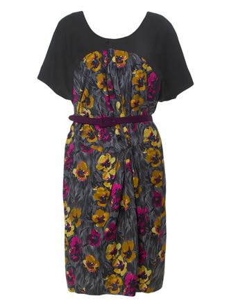 Kenzo floral-print midi dress - Grey