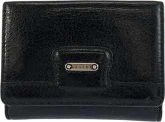 Celine Black Leather Wallet (Bi-Fold) (Pre-Owned)