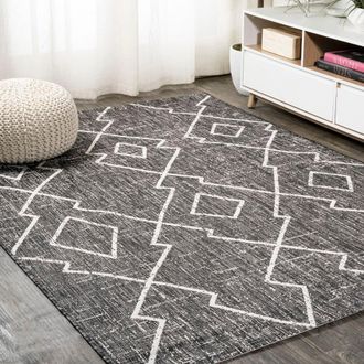 Jonathan Y Designs Carwa Tribal Diamond Trellis Indoor/Outdoor Area Rug