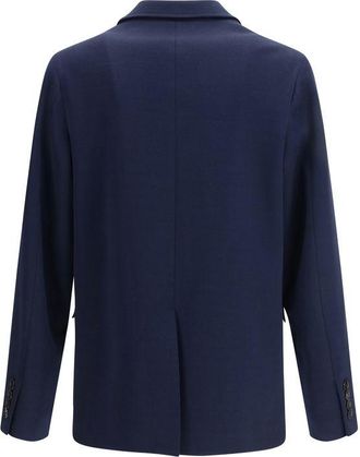 Gucci Mens Blue Cotton Coat Clothing
