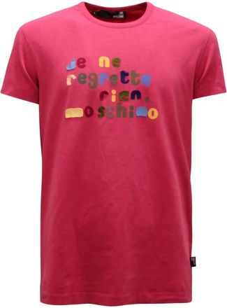 Moschino Heren, Tops, Roze, Maat: XL Katoen