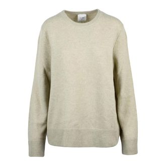 Alysi Maglia Girocollo - Dames - Ronde hals truien - Beige - XS - Wol - Truien & Vesten