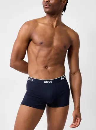 BOSS Mens 2 blue stretch trunk Cotton