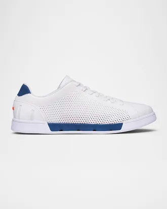 Swims Men & apos;s Breeze Tennis Knit Low-Top Sneakers