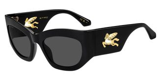 Etro 0074/G/S 807/IR Womens Sunglasses Black Size 55