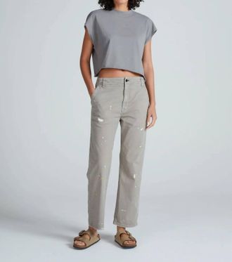 ASKK NY Womens Tomboy Pant In Paint Splatter