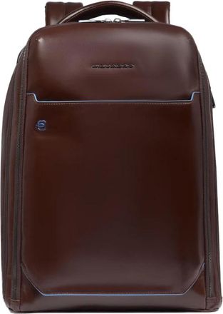 Piquadro Fast-Check Reistas Rugzak - Heren - Rugzakken - Bruin - ONE Size - Katoen - Tassen