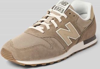 New Balance Sneaker mit Label-Patch in Dunkelgruen, Gr&ouml;&szlig;e 41,5