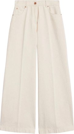 Aspesi Ivory denim trousers