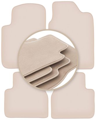 OEM Alfombrillas Beige Premium Para Land Rover Freelander I Suv 1996-2006