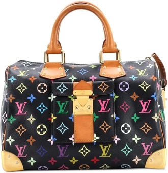 Louis Vuitton Speedy Handbag Monogram Multicolor 30 satchel - Zwart