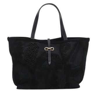 Ferragamo Bolso Tote Pre-owned de Nailon - Pre-owned - Mujer - Negro - ONE SIZE