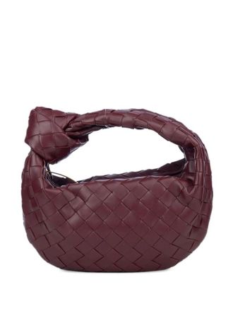 Bottega Veneta Maroon Jodie Shoulder Bag