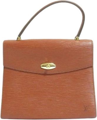 Louis Vuitton Pre-owned Malesherbes Handbag - Dames - Vintage Handtas - Bruin - ONE Size - Leer - Vintage