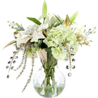 Mark Roberts Winter Hydrangea Vase in Pale Green at Nordstrom