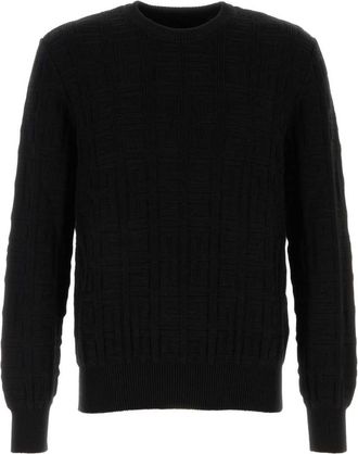 Givenchy Black Cotton Sweater