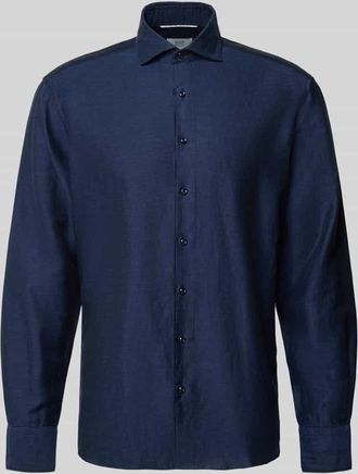 Eterna Regular Fit Business-Hemd mit Kentkragen in Marine, Gr&ouml;&szlig;e 39