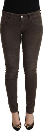 Acht Womens Corduroy Pants - Grey Cotton - Size EU 40 (Womens)