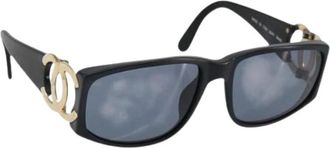 Chanel Pre-owned Accessories, female, Black, Size: ONE SIZE Pre-owned Plastic Sunglasses