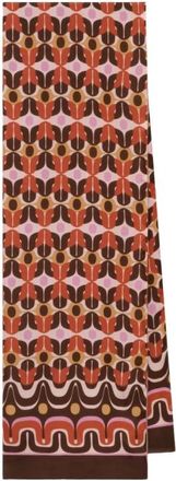 Maliparmi Maliparmi - 70x200 Collection Prints Stole - Dames - Accessoires - Veelkleurig - Maat: ONE Size Zijde