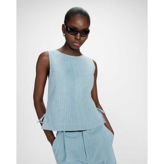 Grace & Mila Gestreepte denim top VENDOME