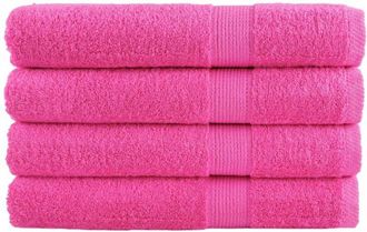 vidaXL Asciugamani per Sauna solund 2 pz Rosa 80x200 cm 600 g/m&sup2; - Vidaxl