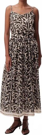 Exquise Chantal Printed Skirt In Multi