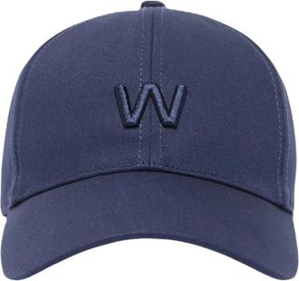 Max Mara Foggia Canvas Baseball Cap - unisex - Petten - Blauw - 58 CM - Katoen - Accessoires