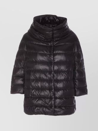 Herno down quilted short puffer jacket