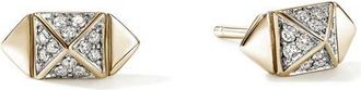 John Hardy Icon Stud Diamond Stud Earrings in Gold at Nordstrom