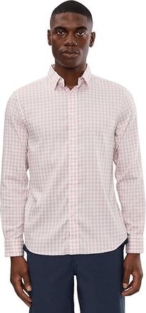 Faherty The Movement Shirt Mens Clothing Rose White Ging : 2XL, Cotton/Nylon/Elastane