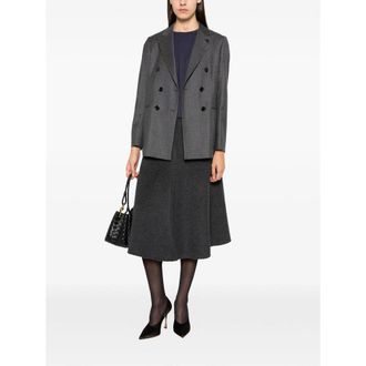 Lardini Double-Breasted Tailored Blazer - Grey