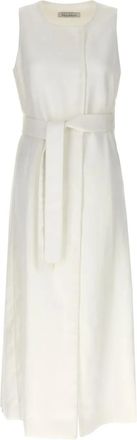 Max Mara Gilet lungo Aureo - Bianco