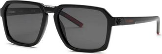 Plein Sport Ssp 030 Z42P Zonnebril - Heren - Zonnebrillen - Zwart - 59 MM - Accessoires