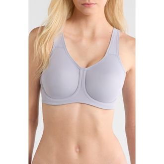 Wacoal Simone Seamless Underwire Sports Bra in Dapple Grey at Nordstrom, Size 34Ddd