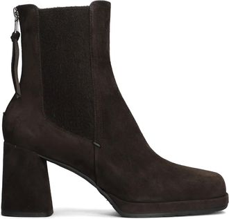 Mara Bini Suède enkellaarzen - Bruin