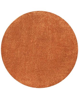 Jonathan Y Designs Jonathan Y Haze Solid Low-Pile Orange 4 Polypropylene Rug