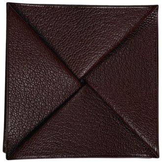 Herm&egrave;s Rouge H Chevre Leather Coin Purse/Coin Case (Pre-Owned)